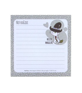 کاغذ یادداشت 50 برگ نوت یاز 7.5×7.5 سانت - طرح 16