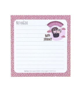 کاغذ یادداشت 50 برگ نوت یاز 7.5×7.5 سانت - طرح31