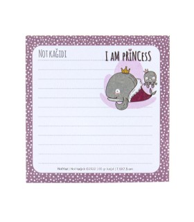 کاغذ یادداشت 50 برگ نوت یاز 7.5×7.5 سانت - طرح44