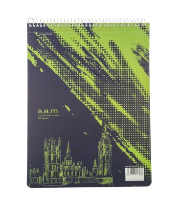 دفتر رحلی شطرنجی 100 برگ سم طرح 828