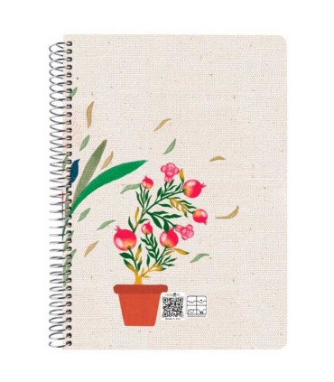 دفتر وزیری سیمی 100 برگ مسترنوت - کد 16