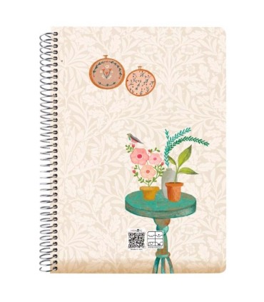 دفتر وزیری سیمی 100 برگ مسترنوت - کد 21