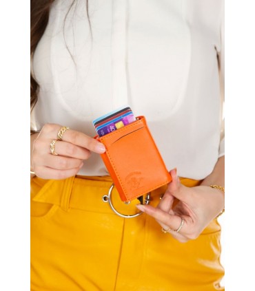کیف پول و نگهدارنده کارت با مکانیزم اتوماتیک NEWISH POLO