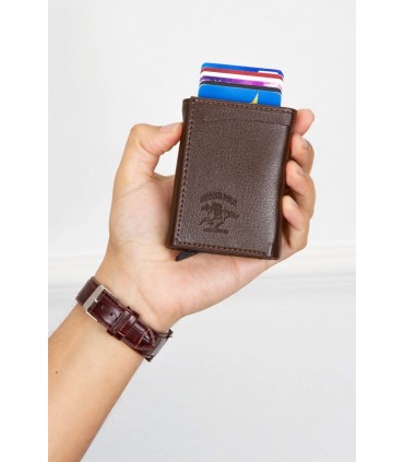 کیف پول و نگهدارنده کارت با مکانیزم اتوماتیک NEWISH POLO