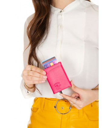 کیف پول و نگهدارنده کارت با مکانیزم اتوماتیک NEWISH POLO