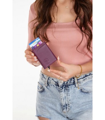 کیف پول و نگهدارنده کارت با مکانیزم اتوماتیک NEWISH POLO