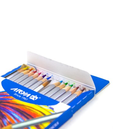 مداد آبرنگی 12 رنگ آرتیست آریا کد 3084