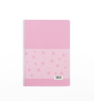 دفتر وزیری کلاسیک 100 برگ سم  SAM- طرح گل