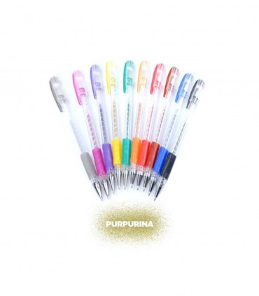خودکار اکلیلی 10 رنگ 0.9 میلی متری ام پی کد PE105