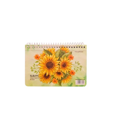 دفتر یادداشت سم با پرفراژ 10×15 سیم از 15 - طرح 001