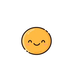 استیکر طرح ایموجی خوشحال