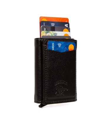کیف پول و نگهدارنده کارت با مکانیزم اتوماتیک NEWISH POLO مدل 02