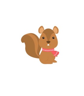 استیکر طرح سنجاب