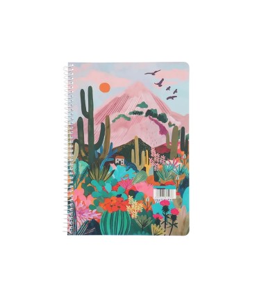 دفتر وزیری کلاسیک 100 برگ سم- طرح کوهپایه - دفتر مشق sam