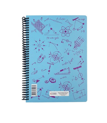 دفتر فرمول وزیری فیزیک دات نوت 100 برگ رنگ فیروزه ای