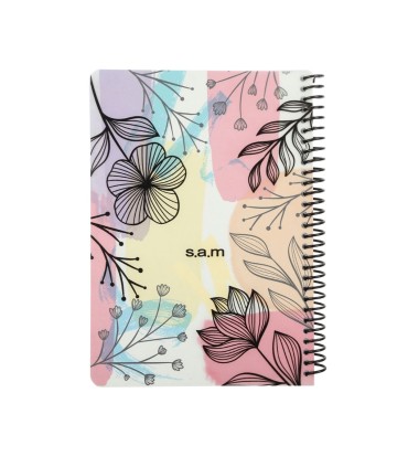 دفتر وزیری جلد P.P سه بعدی 100 برگ سم- طرح بهار