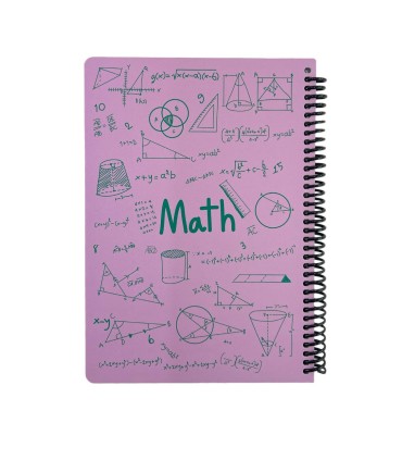 دفتر فرمول وزیری ریاضی دات نوت 100 برگ رنگ صورتی dotnote