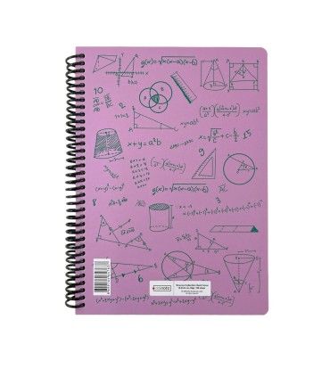 دفتر فرمول وزیری ریاضی دات نوت 100 برگ رنگ صورتی dotnote