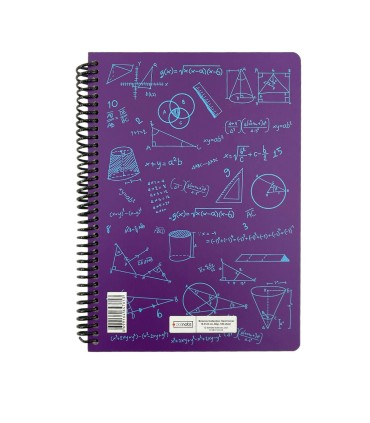 دفتر فرمول وزیری ریاضی دات نوت 100 برگ رنگ بنفش dotnote