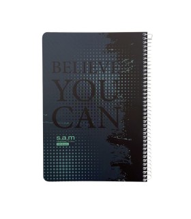 دفتر وزیری کلاسیک 100 برگ سم- طرح You Can