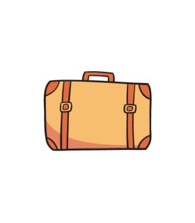 استیکر طرح چمدان