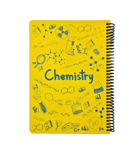 دفتر فرمول وزیری شیمی دات نوت 100 برگ رنگ زرد dotnote