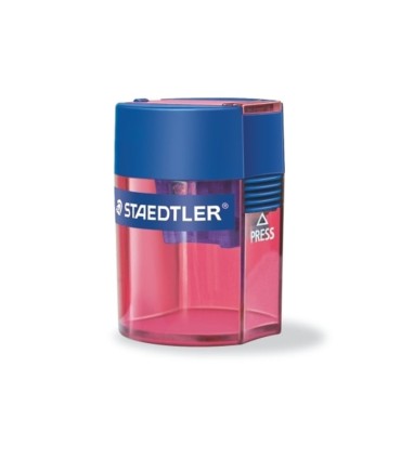 تراش تک سوراخ استدلر مدل 511006 با محفظه رنگ قرمز