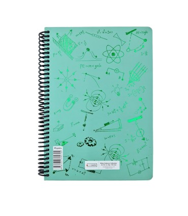 دفتر فرمول shiny وزیری فیزیک دات نوت 100 برگ رنگ سبز