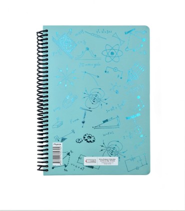 دفتر فرمول shiny وزیری فیزیک دات نوت 100 برگ رنگ فیروزه ای