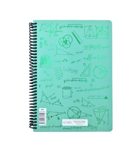 دفتر فرمول shiny وزیری ریاضی دات نوت 100 برگ رنگ سبز