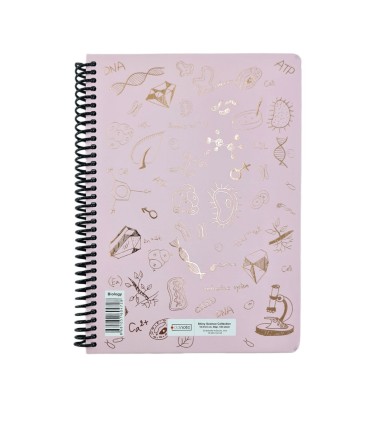 دفتر فرمول shiny وزیری زیست دات نوت 100 برگ رنگ صورتی