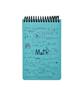 دفتر یادداشت A6  ریاضی دات نوت سری Science رنگ فیروزه ای