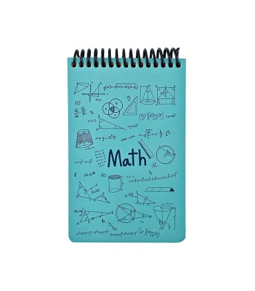 دفتر یادداشت A6  ریاضی دات نوت سری Science رنگ فیروزه ای