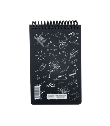 دفتر یادداشت A6  فیزیک دات نوت سری Science رنگ مشکی