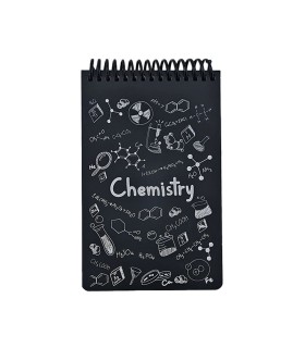 دفتر یادداشت A6  شیمی دات نوت سری Science رنگ مشکی
