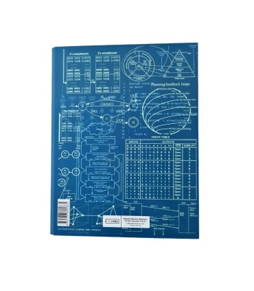 دفتر کلاسور ۲۶ حلقه sciense دات نوت- طرح نرم افزار