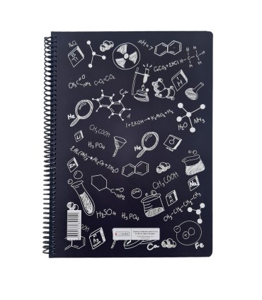 دفتر فرمول شیمی رحلی دات نوت رنگ مشکی