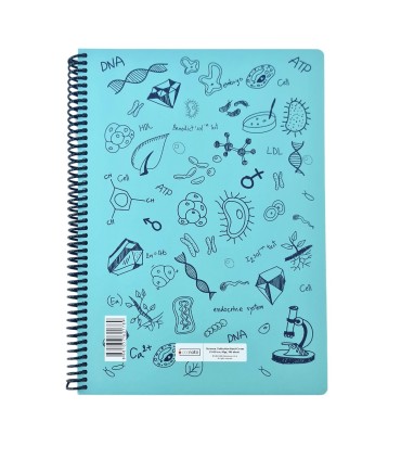 دفتر فرمول زیست رحلی دات نوت رنگ فیروزه ای