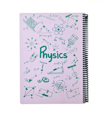 دفتر فرمول فیزیک رحلی دات نوت رنگ صورتی