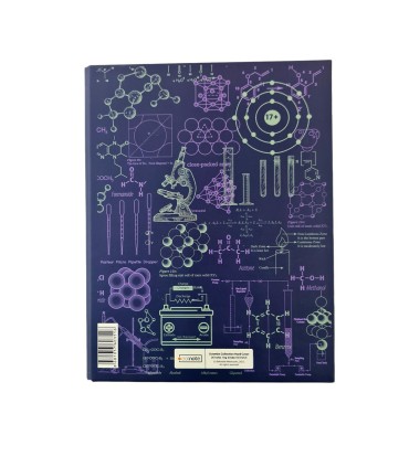 دفتر کلاسور ۲۶ حلقه sciense دات نوت- طرح شیمی