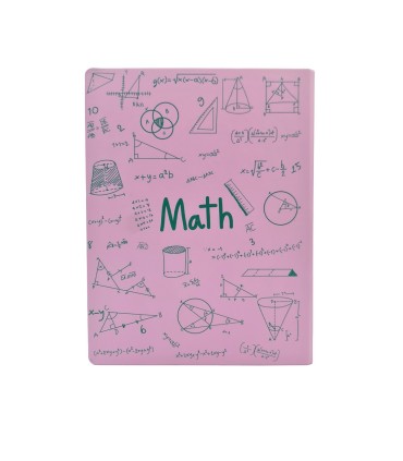 دفتر کلاسور ۲۶ حلقه ریاضی دات نوت- صورتی