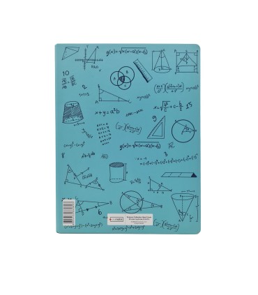 دفتر کلاسور ۲۶ حلقه ریاضی دات نوت- فیروزه ای