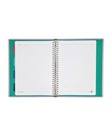 دفتر کلاسور 26 حلقه My Science دات نوت- صورتی