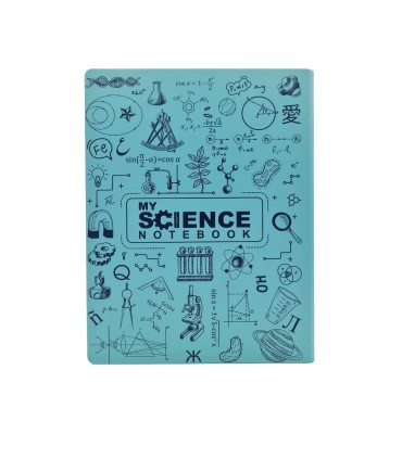 دفتر کلاسور 26 حلقه My Science دات نوت- فیروزه ای