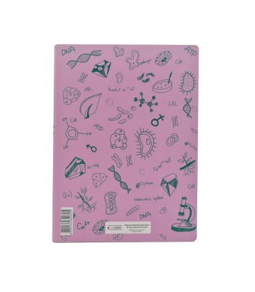 دفتر کلاسور 26 حلقه زیست دات نوت- صورتی