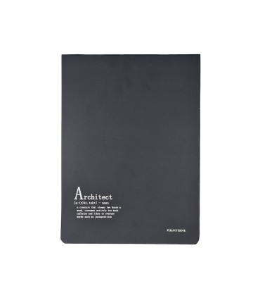 دفتر طراحی پیل مدل کانسپت طرح Architect سایز A4 - رنگ مشکی