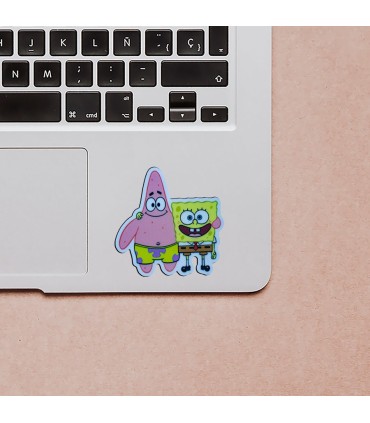 استیکر طرح باب اسفنجی و پاتریک