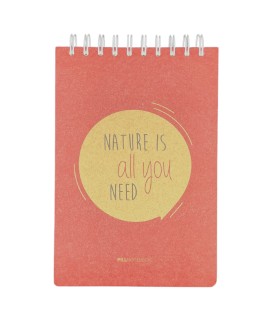 دفتر یادداشت پیل سایز A5 مدل گیومه طرح Nature