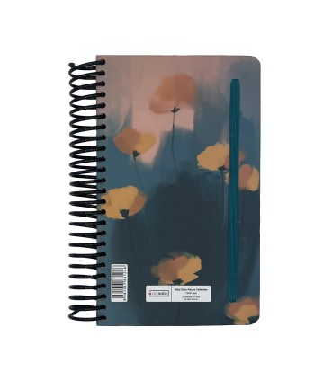 تقویم سال 1404 فنری اروپایی جلد سخت دات نوت - طرح 13