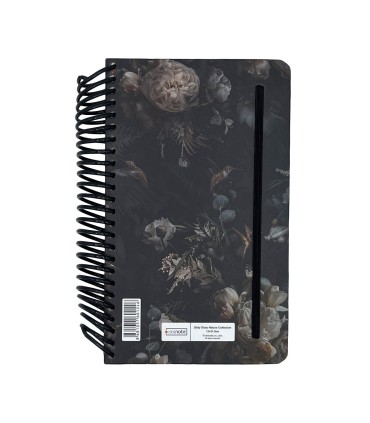 تقویم سال 1404 فنری اروپایی جلد سخت دات نوت - طرح 14